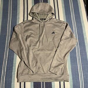 Adidas Men's Light Gray Hoodie